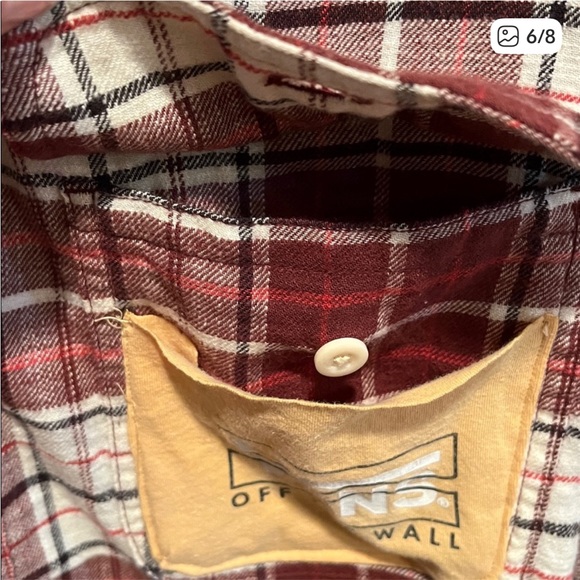 Vans Plaid Flannel and Kanji Premium Vintage Embroidered Jeans Men’s 36x32 - Picture 5 of 14